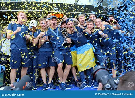 Ukraine National Team The Winner Of Fifa U 20 World Cup 2019 Editorial