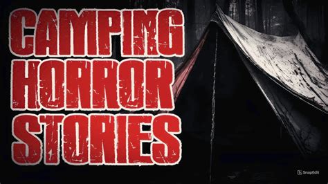 7 True Camping Horror Stories Told In The Rain Rain Sounds Youtube