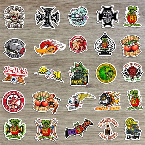 Pcs Rat Fink Hot Rods Sticker Rustypod Store