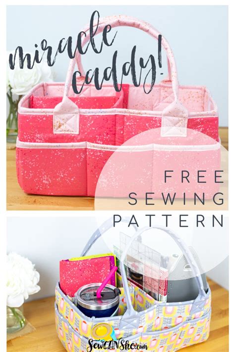 Sew The Miracle Caddy Free Sewing Pattern For A Multi Purpose Organizer