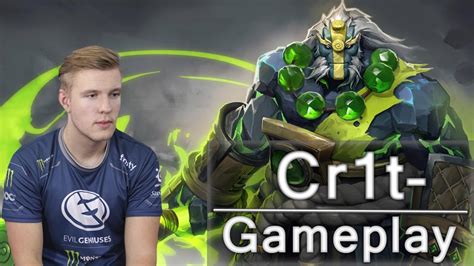 EG Cr1t Earth Spirit Gameplay Evil Geniuses YouTube