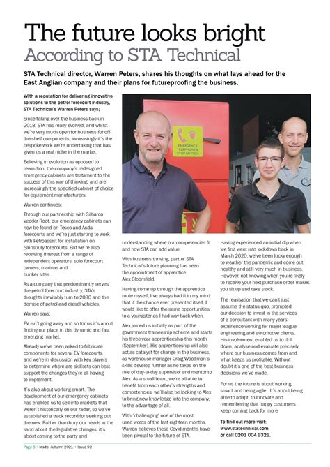 The Future Looks Bright — STA Technical