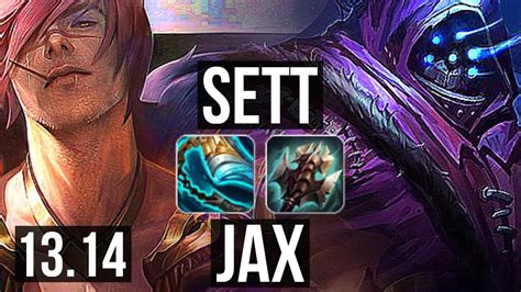 Sett Vs Jax Top 6 Solo Kills 800 Games 727 Godlike 900k