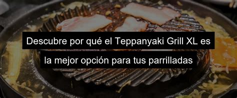 Teppanyaki Grill Xl La Mejor Opci N Para Tus Parrilladas Plancha