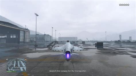 Stealing A Jet From The Military Base In Gta V Youtube