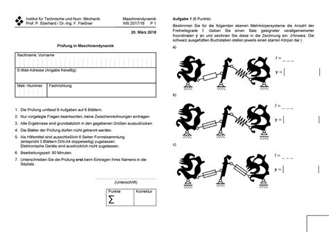 Klausur Winter 2016 2017 Fragen und Antworten Institut für