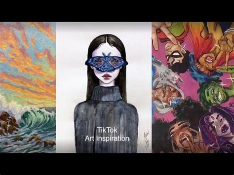 Creative TikToks To Cure Art Block TikTok Art Compilation YouTube