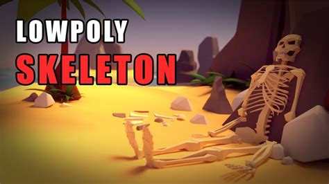 Blender Tutorial The Low Poly Skeleton YouTube