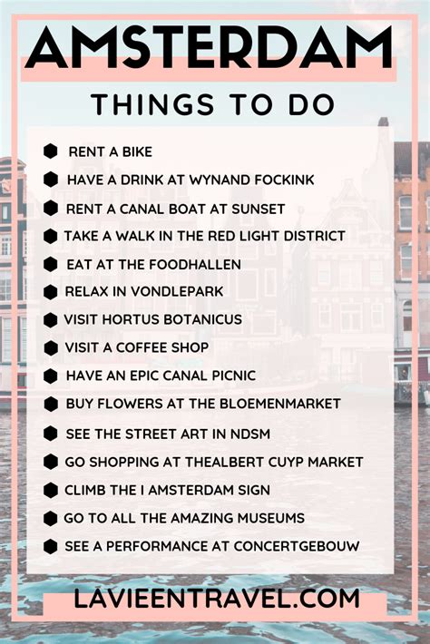 The 17 Most Unique Things To Do In Amsterdam La Vie En Travel