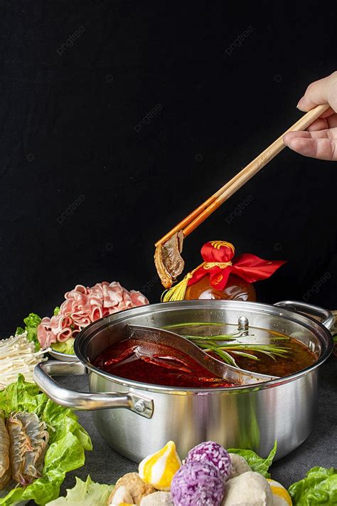 Real Photos Of Hot Pot Warm Winter Food Background Hot Pot Seasonal