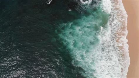 Vertical Aerial View Of Indian Ocean Wav Stock Video Pond5