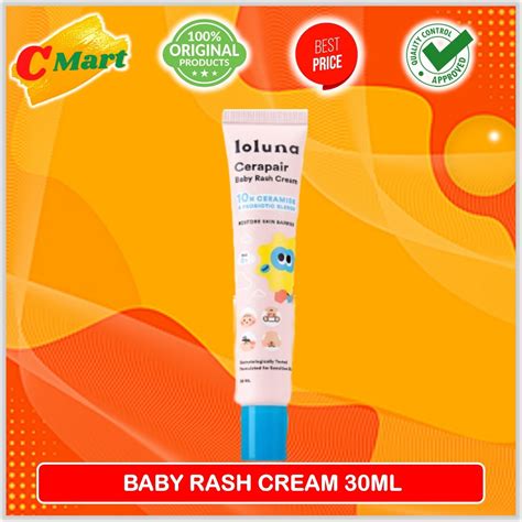 Jual Loluna Cerapair Baby Rash Cream Ml Krim Ruam Popok Gigitan