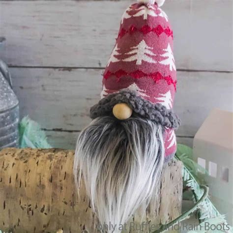 How To Make A Gnome From One Sock One Sock Gnome