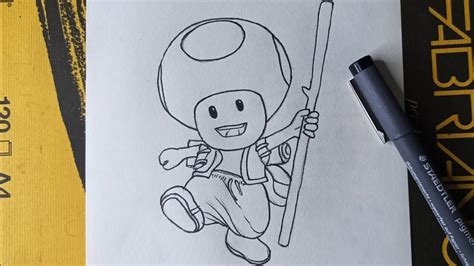 COMO DIBUJAR A TOAD DE SUPER MARIO BROS COMO DESENHAR A TOAD YouTube