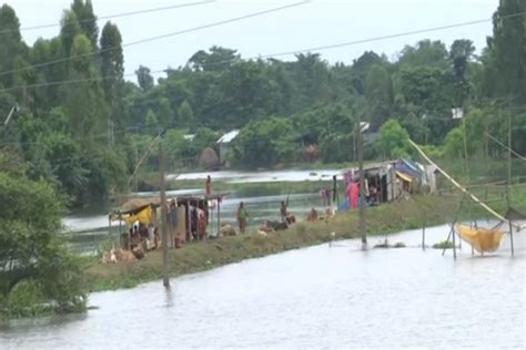 Assam Flood Situation Improves Over 20000 People Still Affected