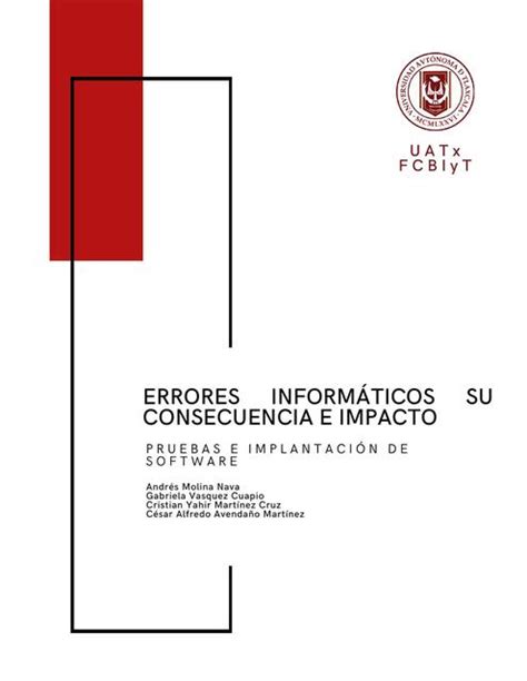 Errores informáticos su consecuencia e impacto César Martínez uDocz