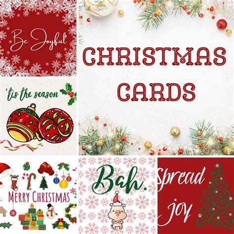 A Variety Of Christmas Card Pack Christmas Postcard Bundle Etsy UK