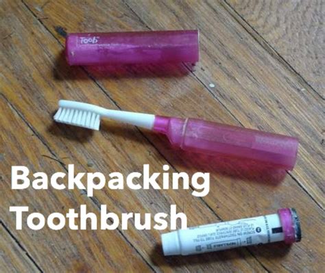 The Toob Backpacking Toothbrush