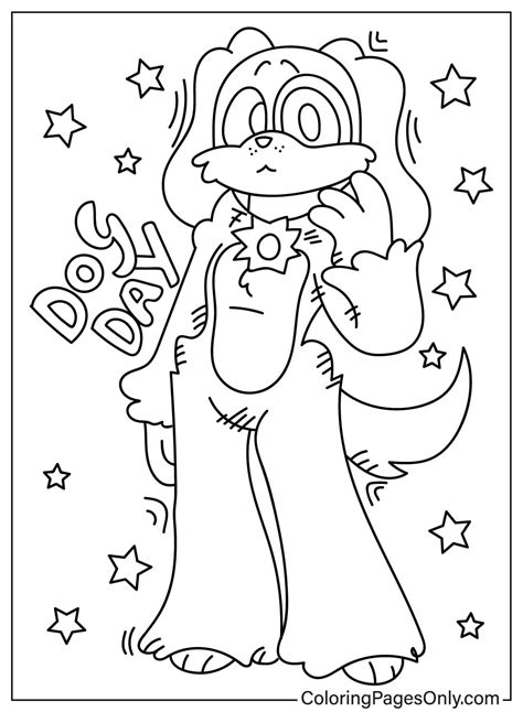 Dog Day Para Colorir