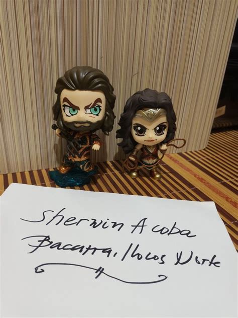 Cosbaby Aquaman Wonder Woman By Hot Toys Hobbies Toys Toys Games On Carousell