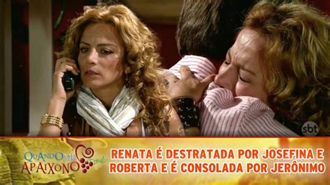 Quando Me Apaixono Renata é destratada por Roberta e Josefina e