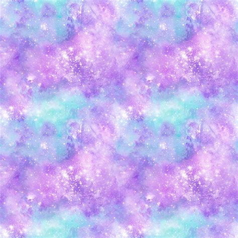 Purple Blue Galaxy Painting Digital Art by Sweet Birdie Studio - Fine ...