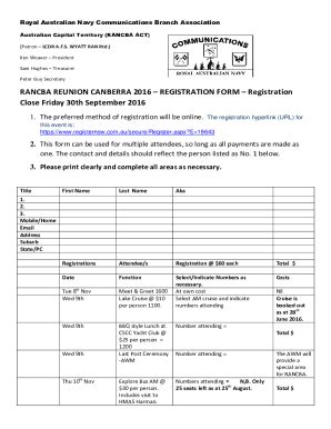 Fillable Online Rego Form V4 Docx Fax Email Print PdfFiller