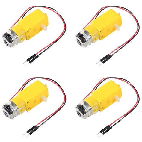 MELIFE 4 pcs TT Motor DC Gearbox Motor Dual Shaft | Ubuy India