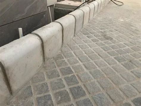 Grey Kerb Stone Paver Block Material Cement At Rs Piece In Jaipur