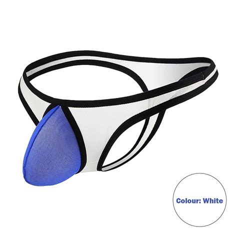 Duo Colour Men Thong Underwear Bikini Brief Men G String Jockstrap Men Men S Fashion Bottoms