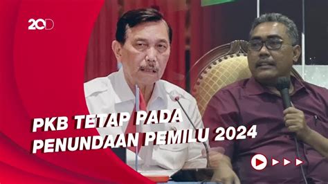 Pkb Harap Big Data Luhut Yakinkan Publik Pentingnya Tunda Pemilu Youtube