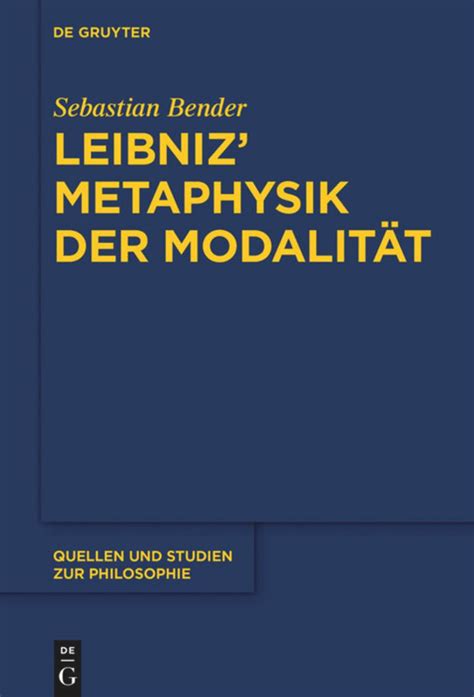 Leibniz Metaphysik Der Modalit T