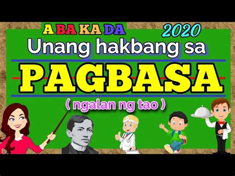 ABAKADA Pagsasanay Sa Pagbasa At Pagpapantig Ngalan Ng Tao Unang