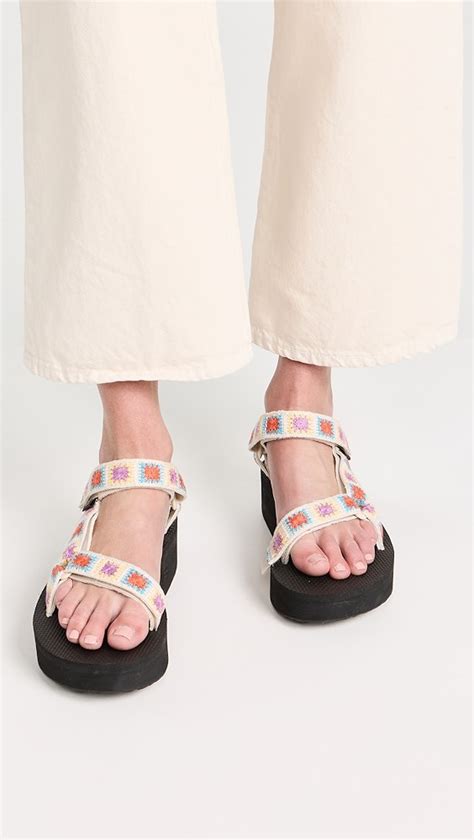 Teva Flatform Universal Crochet Sandals Shopbop