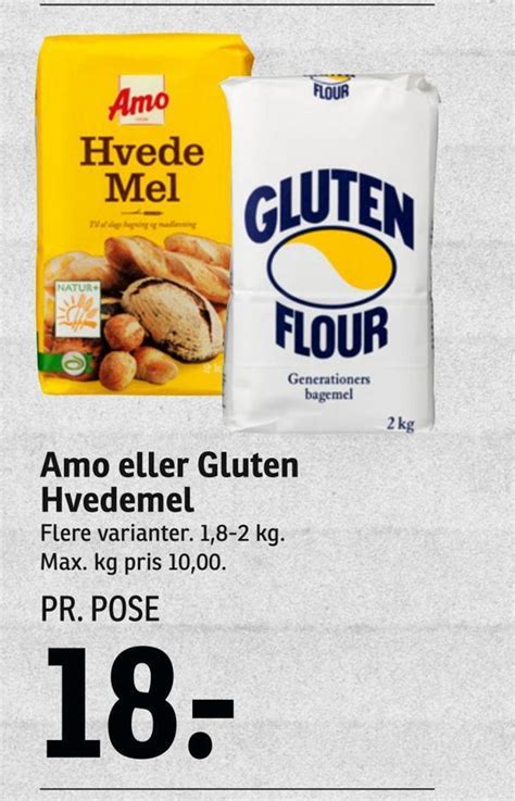 Amo Eller Gluten Hvedemel Tilbud Hos SPAR