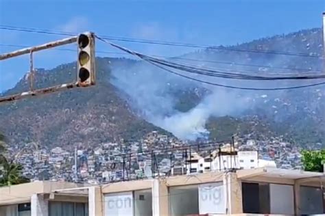 Se Registro Nuevo Incendio Forestal En Acapulco Guerrero Saber Politico