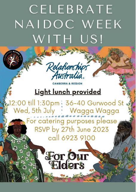 Relationships Australia For Our Elders Naidoc Lunch Pm July