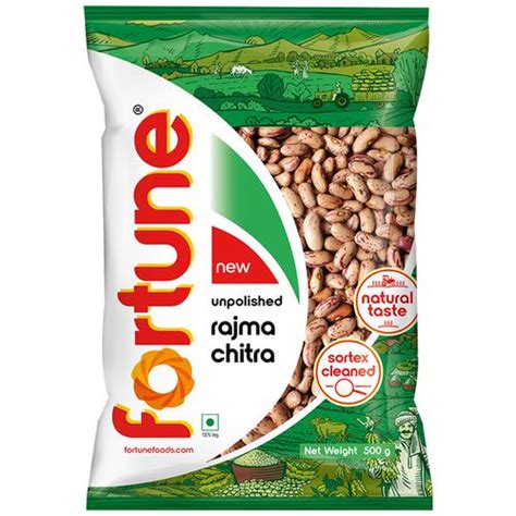 Buy Fortune Rajma Chitra Unpolished Sortex Cleaned Online At Best