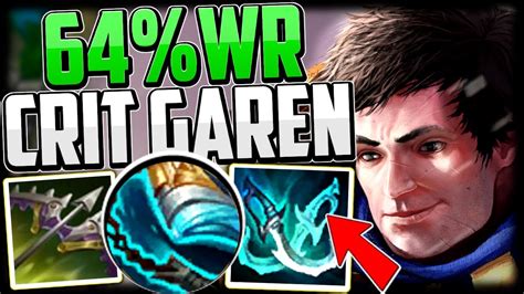 CRIT GAREN JUST ISN T FAIR 64 WR BUILD How To Play Garen Carry