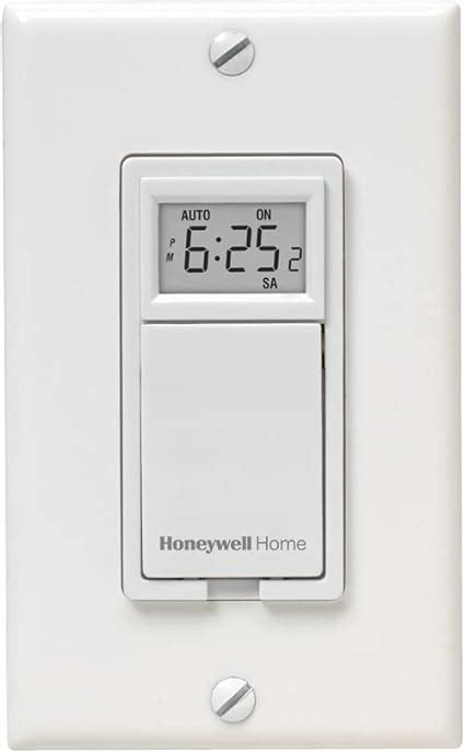 Honeywell Home RPLS530A1038 U 7 Day Programmable Timer Switch White