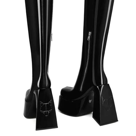 Naked Wolfe Jamie Black Patent Worn Only Three Depop