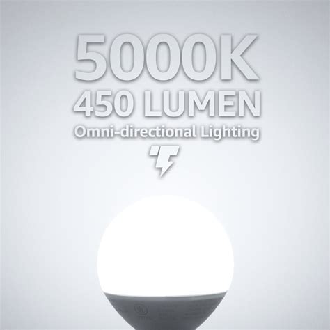 Pack G Led Vanity Globe Light Bulbs W Equivalent W K