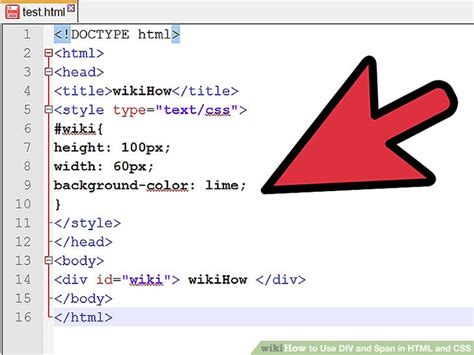 How To Use Div And Span In Html And Css 2 Steps With Pictures