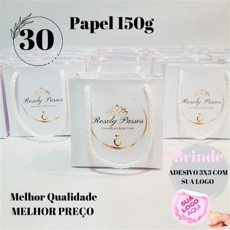 Mini Sacola Personalizada 10x10x4 Shopee Brasil