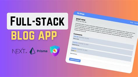 Full Stack Blog App Tutorial Next Js And Prisma Youtube