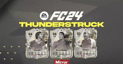 Ea Fc Thunderstruck Squad Revealed On Black Friday With Upgradable