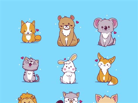 Cute Animal Icons | free icon packs | UI Download