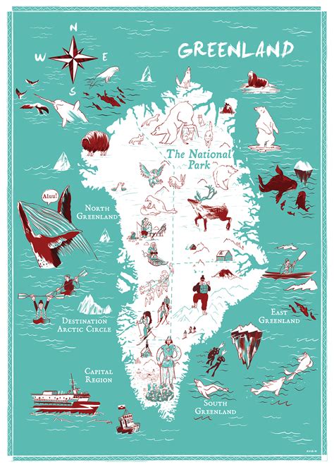 Greenland Map on Behance