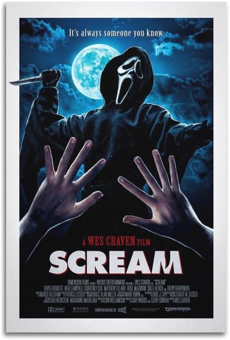 YOFAB Modern Scream Horror Movie Canvas Art Poster for India | Ubuy