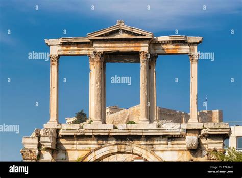 Le Temple De Zeus Olympien Et Acropole Banque De Photographies Et D